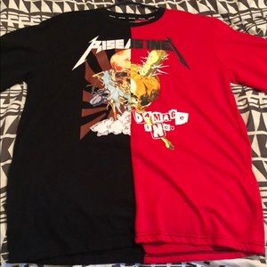 Rise as 1ne black and red T-shirt